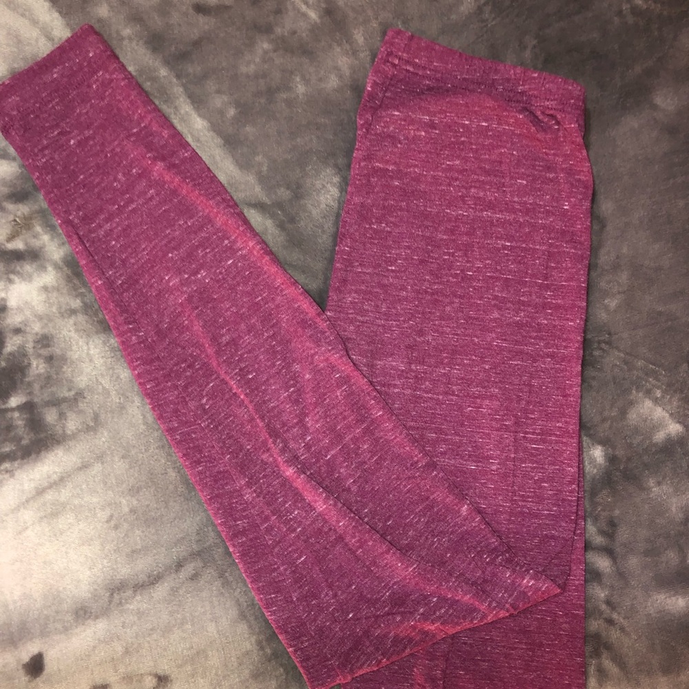 Maroon Leggings